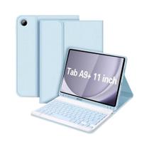 Capa Com Teclado Bluetooth Para Samsung Galaxy Tab A9 plus De 11 Polegadas Com Compartimento Para