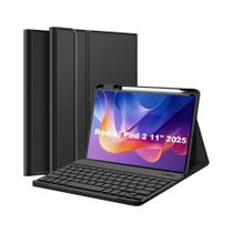 Capa Com Teclado Bluetooth Para Xiaomi Redmi Pad 2 De 11 Polegadas 2025