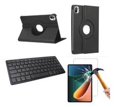 Capa Com Teclado Bluetooth + Película P/ Tablet Xiaomi Pad 5