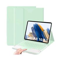 Capa Com Teclado Bluetooth Sem Fio E Suporte Inteligente Para Samsung Galaxy Tab A8 10.5 Polegadas