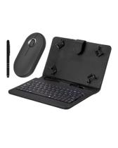 Capa com Teclado + Caneta + Mouse Bluetooth Para Tablet A9 8.7 Polegadas Capa com Teclado + Caneta + Mouse Bluetooth Para Tablet A9 8.7 Polegadas