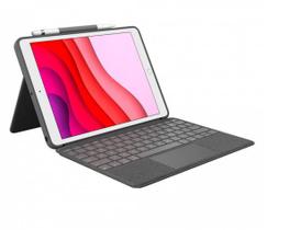 Capa com teclado Combo Touch p/ iPad 7ª e 8ª ger 920-009602 - LOGITECH