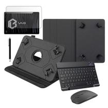 Capa Com Teclado E Mouse + Caneta E Película Kit Completo Para Tablet Vaio Tl10