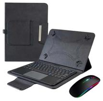 Capa com Teclado Embutido Compatível com Positivo Vision Tab 10