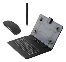 Capa com Teclado Embutido + Mouse E Caneta Para Tablet A9 8,7 Polegadas Capa com Teclado Embutido + Mouse E Caneta Para Tablet A9 8,7 Polegadas