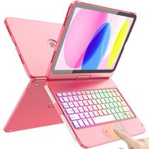 Capa com Teclado FUWANG para iPad 11" 10,9" 360 Retroiluminada