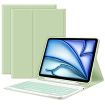 Capa com Teclado GOKOCO para iPad Air 11" M3/M2 10,9" 2022 Verde Capa com Teclado GOKOCO para iPad Air 11" M3/M2 10,9" 2022 Verde