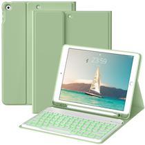 Capa com Teclado JKSML para iPad 10,2" com Teclado Retroiluminado em 7 Cores Verde Capa com Teclado JKSML para iPad 10,2" com Teclado Retroiluminado em 7 Cores Verde