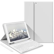 Capa com Teclado JKSML para iPad 9/8/7 Geração 10,2" Bluetooth Cinza Capa com Teclado JKSML para iPad 9/8/7 Geração 10,2" Bluetooth Cinza