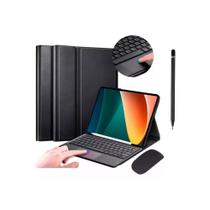 Capa com Teclado + Mouse + Caneta Para Tablet Redmi Pad SE 8.7