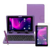 Capa com Teclado P/ Tablet Positivo Vision Tab 7 + Película de Cristal Capa com Teclado P/ Tablet Positivo Vision Tab 7 + Película de Cristal