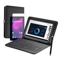Capa com Teclado P/ Tablet Positivo Vision Tab 7 + Película de Cristal Capa com Teclado P/ Tablet Positivo Vision Tab 7 + Película de Cristal