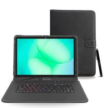 Capa com teclado p/ Tablet Samsung Galaxy Tab A11 8.7 + Caneta Touch
