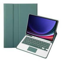 Capa com Teclado p/ Tablet Samsung S9 11 x710 x716 - Verde Dark