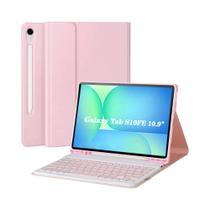 Capa Com Teclado Para Samsung Galaxy Tab S10 FE 10.9 Polegadas SM-X520 X526 X526B