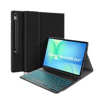 Capa Com Teclado Para Samsung Galaxy Tab S10 FE 10.9 Polegadas SM-X520 X526 X526B