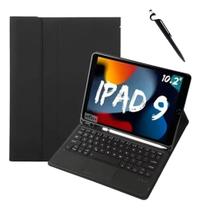 Capa Com Teclado Para Tablet 10,2 9 Ger Com Touchpad + Caneta