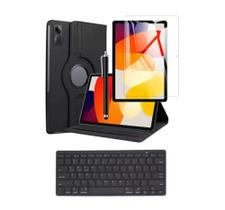 Capa Com Teclado + Película de Vidro + Caneta Para Tablet Redmi Pad SE 11 Capa Com Teclado + Película de Vidro + Caneta Para Tablet Redmi Pad SE 11