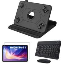Capa com Teclado + Película + Mouse Para o Tablet Pad 2 11.2 Polegadas