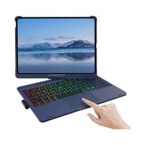 Capa Com Teclado Retroiluminado E Trackpad Para iPad 10ª/11ª Geração, iPad Air 4ª/5ª Geração, iPad