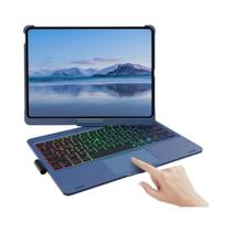 Capa Com Teclado Retroiluminado E Trackpad Para iPad 10ª/11ª Geração, iPad Air 4ª/5ª Geração, iPad