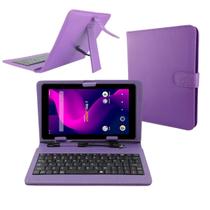 Capa com Teclado USB Tipo C P/ Tablet Positivo Vision Tab 7