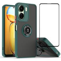 Capa com Vidro Temperado Verde BIOPLJ para Motorola Moto G54