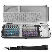 Capa combinada de teclado e mouse GEEKRIA Ultra-Hard Shell 44x17x6 cm