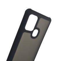 Capa Compatível A21s Fosca Anti-Impacto com Borda Colorida 8 Cores Escolha a Cor Kit 2/3