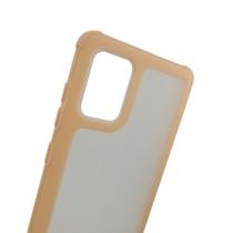 Capa Compatível A71 Fosca Anti-Impacto com Borda Colorida 8 Cores Escolha a Cor Kit 2/3