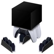 Capa compatível Base de Carregamento PS5 Controle - Preta All Black