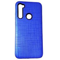 Capa Compatível Com Redmi Note 8 Rígida Colorida Azul