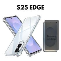 Capa Compatível Com Samsung S25 Edge + Pelíc. Gel Privativa Capa Compatível Com Samsung S25 Edge + Pelíc. Gel Privativa