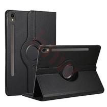 Capa Compatível Com Samsung Tablet Galaxy Tab A11 A11+ Plus Carteira lisa Giratória Capinha Cor:pretoTamanho:S10 Lite T