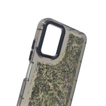 Capa Compatível E22 Glitter Anti-Impacto Transparente Kit 2/3 Escolha Cor 7 Cores Silicone
