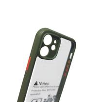 Capa Compatível IPHONE 12 MINI Anti-Impacto Acrílico Transparente com Borda Colorida Reforçados Esco