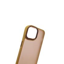 Capa Compatível Iphone 13 Fosca com Borda Colorida Anti Impacto Kit 1, 2 ou 3 Unidades