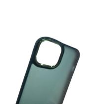 Capa Compatível Iphone 13 Fosca com Borda Colorida Anti Impacto Kit 1, 2 ou 3 Unidades