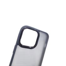 Capa Compatível Iphone 14 Fosca com Borda Colorida Anti Impacto Kit 1, 2 ou 3 Unidades