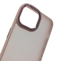 Capa Compatível Iphone 14 Fosca com Borda Colorida Anti Impacto Kit 1, 2 ou 3 Unidades