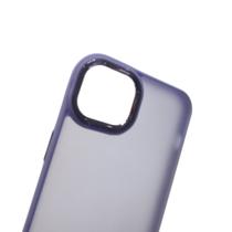 Capa Compatível Iphone 14 plus Fosca com Borda Colorida Anti Impacto Kit 1, 2 ou 3 Unidades