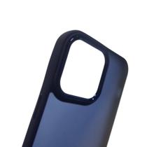 Capa Compatível IPHONE 14 PRO MAX Fosca com Borda Colorida Anti Impacto Kit 1, 2 ou 3 Unidades