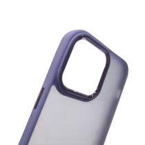 Capa Compatível IPHONE 14 PRO MAX Fosca com Borda Colorida Anti Impacto Kit 1, 2 ou 3 Unidades