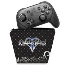 Capa Compatível Nintendo Switch Pro Controle Case - Kingdom Hearts 3 - Pop Arte Skins