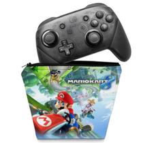 Capa Compatível Nintendo Switch Pro Controle Case - Mario Kart 8 - Pop Arte Skins