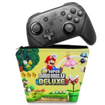 Capa Compatível Nintendo Switch Pro Controle Case - New Super Mario Bros. U - Pop Arte Skins