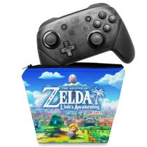 Capa Compatível Nintendo Switch Pro Controle Case - Zelda Link's Awakening - Pop Arte Skins