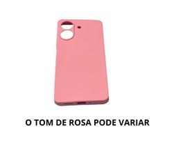 Capa Compatível Para Xiaomi Redmi 13c Veludo Rosa