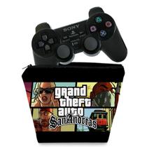 Capa Compatível PS2 Controle Case - GTA San Andreas