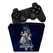 Capa Compatível PS2 Controle Case - Kingdom Hearts II 2